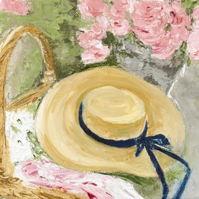 Heure suspendue I Huile sur toile - 16 x 22