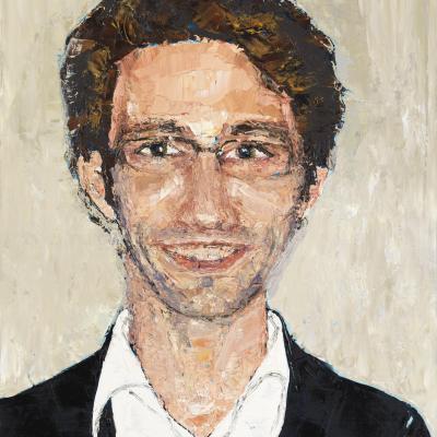 Antoine I Huile sur toile - 50x40